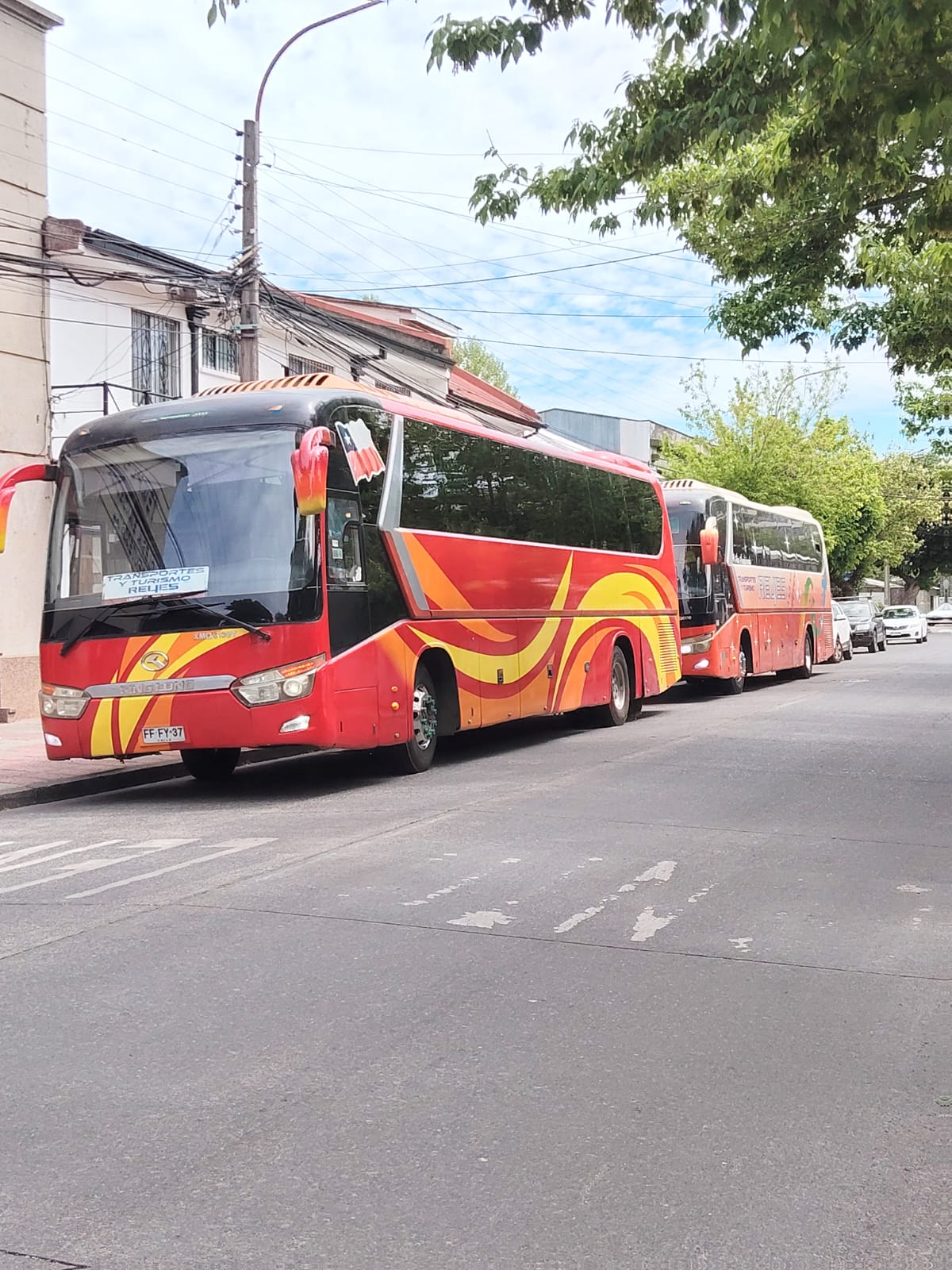 Bus King Long Rojo Turismo