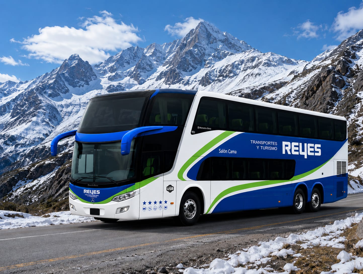 Bus Volvo Salón Cama para turismo